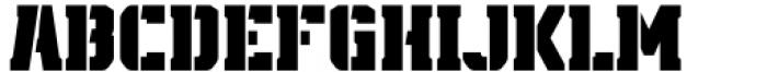 AZN Knuckles Varsity Stencil Bold Font UPPERCASE