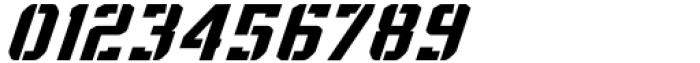 AZN Knuckles Varsity Stencil Light Italic Font OTHER CHARS