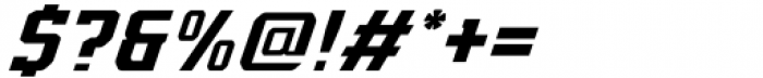 AZN Knuckles Varsity Stencil Light Italic Font OTHER CHARS