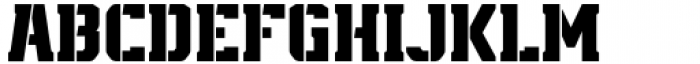 AZN Knuckles Varsity Stencil Regular Font LOWERCASE