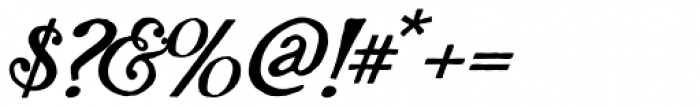 AZPlug Italic Font OTHER CHARS