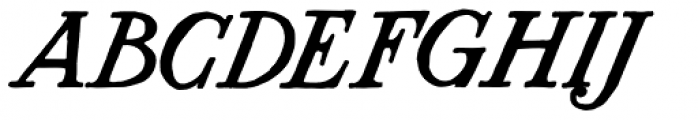 AZPlug Italic Font UPPERCASE