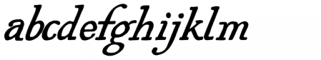 AZPlug Italic Font LOWERCASE