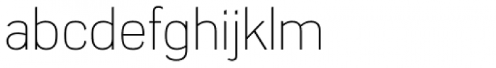 Azbuka Pro ExtraLight Font LOWERCASE