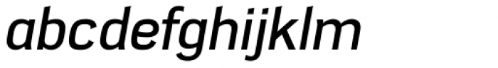 Azbuka Pro Medium Italic Font LOWERCASE