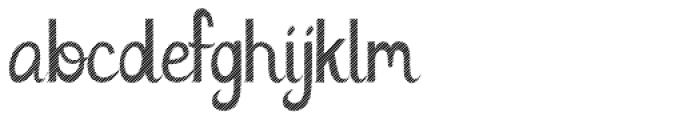 Azebra Stencil Font LOWERCASE