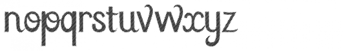 Azebra Stencil Font LOWERCASE