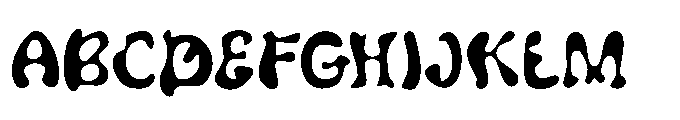 Azly Font UPPERCASE