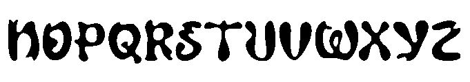 Azly Font UPPERCASE