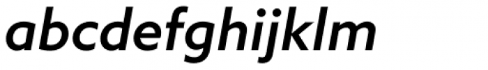 Azo Sans Medium Italic Font LOWERCASE