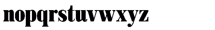 Azogue Black Font LOWERCASE
