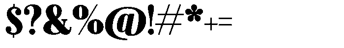 Azogue Bold Font OTHER CHARS