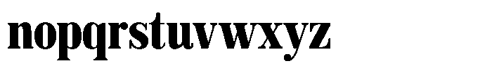 Azogue Bold Font LOWERCASE