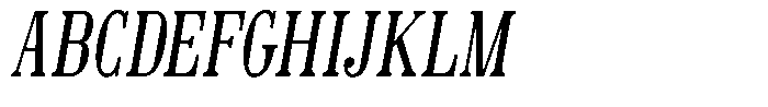 Azogue Extra Light Italic Font UPPERCASE