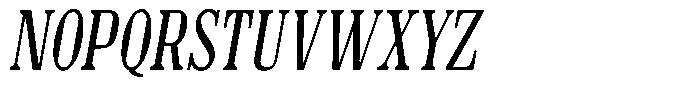 Azogue Extra Light Italic Font UPPERCASE