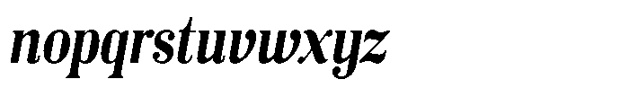 Azogue Italic Font LOWERCASE
