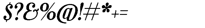 Azogue Light Italic Font OTHER CHARS