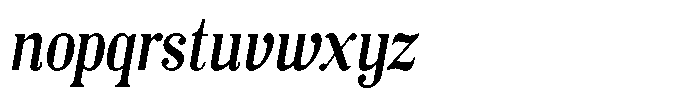 Azogue Light Italic Font LOWERCASE