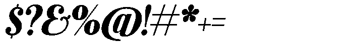 Azogue Semi Bold Italic Font OTHER CHARS