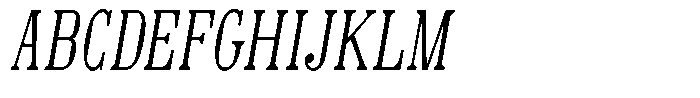 Azogue Thin Italic Font UPPERCASE