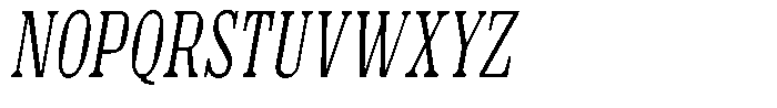 Azogue Thin Italic Font UPPERCASE
