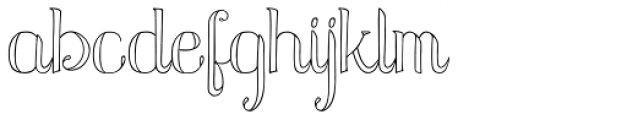 Azola Cursive Font LOWERCASE