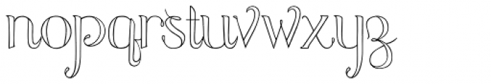 Azola Cursive Font LOWERCASE