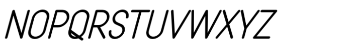 Azora Italic 6 Font UPPERCASE