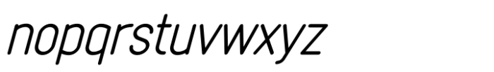 Azora Italic 6 Font LOWERCASE