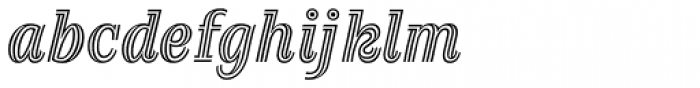 Azote Bold Italic Font LOWERCASE