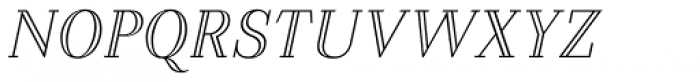 Azote Italic Font UPPERCASE