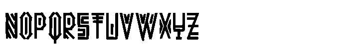 Aztec Beat Font UPPERCASE