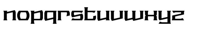 Azterion Regular Font LOWERCASE