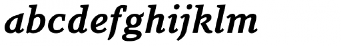 Azuza Bold Italic Font LOWERCASE