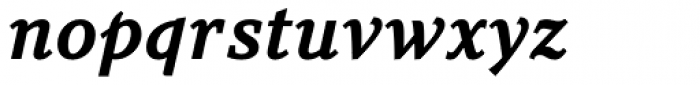 Azuza Bold Italic Font LOWERCASE