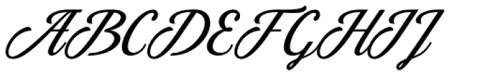 Azzury Script Regular Font UPPERCASE