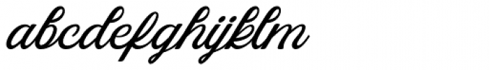 Azzury Script Regular Font LOWERCASE