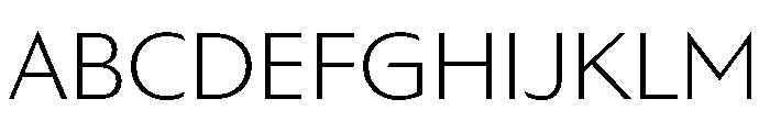 Azaka ExtraLight Dc93033a Font UPPERCASE