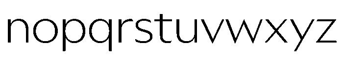 Azaka ExtraLight Dc93033a Font LOWERCASE
