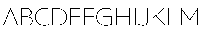Azaka Thin Afbd1e90 Font UPPERCASE