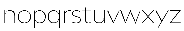 Azaka Thin E38f02c8 Font LOWERCASE