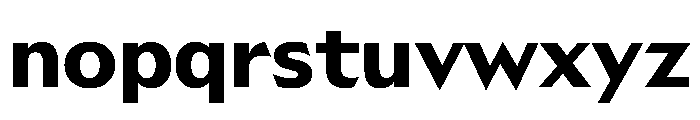 AzakaVAR Bold Instance 4717b7ca Font LOWERCASE
