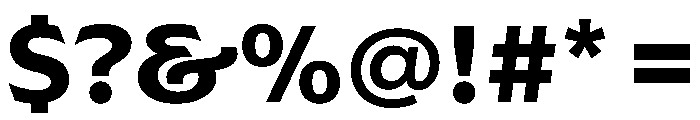 AzakaVAR Bold Instance Font OTHER CHARS