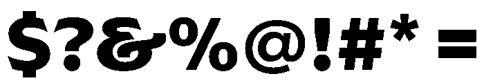 AzakaVAR ExtraBold Instance Font OTHER CHARS