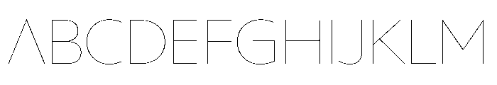 AzakaVAR Hairline Instance 796467f0 Font UPPERCASE