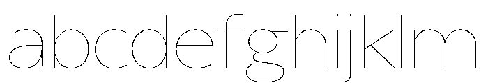 AzakaVAR Hairline Instance FONT