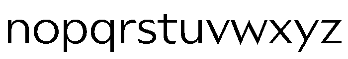 AzakaVAR Light Instance Font LOWERCASE
