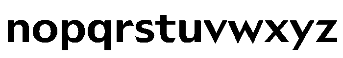 AzakaVAR SemiBold Instance 53eaa42b Font LOWERCASE