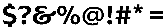 AzakaVAR SemiBold Instance Font OTHER CHARS