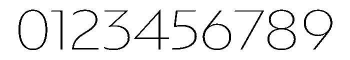 AzakaVAR Thin Instance Font OTHER CHARS